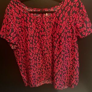 2XL, silk women’s shirt.